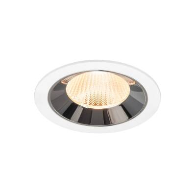 SLV NUMINOS® L, Deckeneinbauleuchte weiß/chrom 2700 K 40°