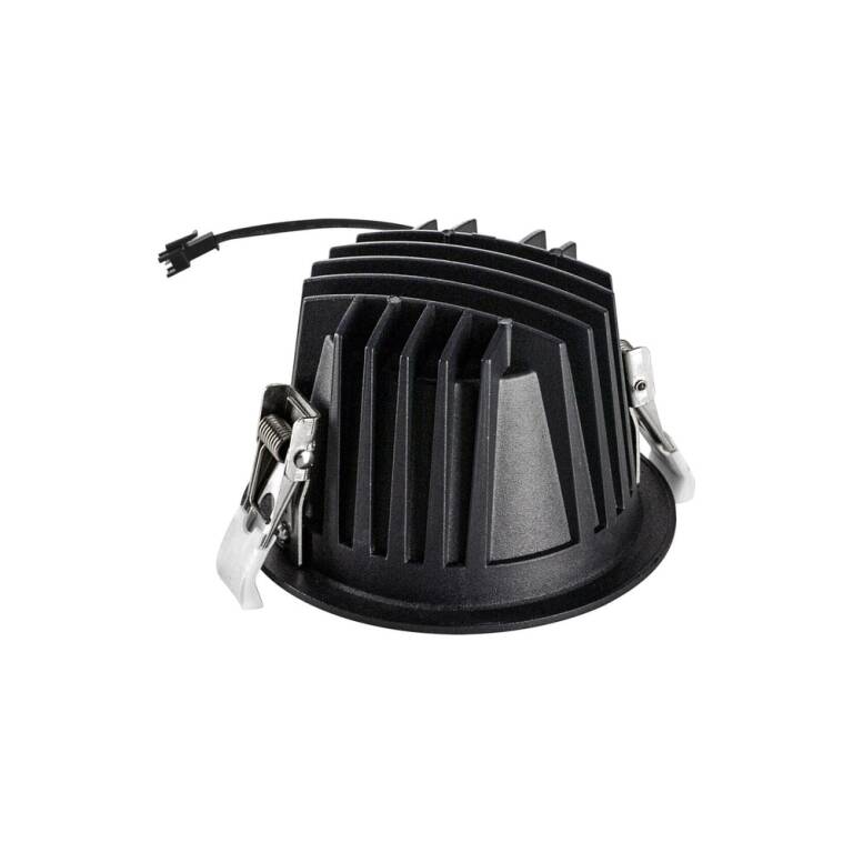 SLV NUMINOS® L, Deckeneinbauleuchte schwarz/chrom 3000 K 40°