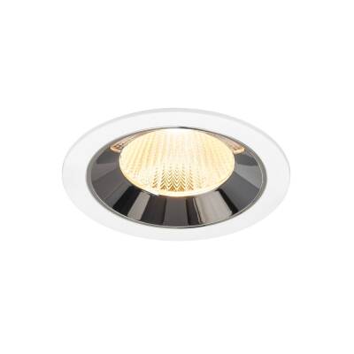 SLV NUMINOS® L, Deckeneinbauleuchte weiß/chrom 3000 K 40°