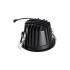 NUMINOS® L, Deckeneinbauleuchte schwarz/chrom 4000 K 20°