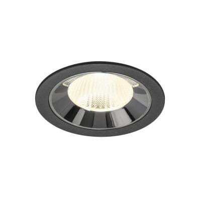 SLV NUMINOS® L, Deckeneinbauleuchte schwarz/chrom 4000 K 40°