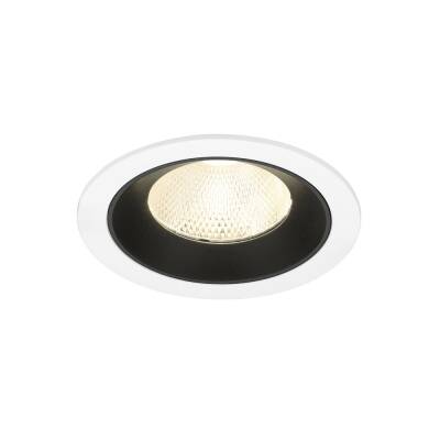 SLV NUMINOS® L, Deckeneinbauleuchte weiß/schwarz 4000 K 20°
