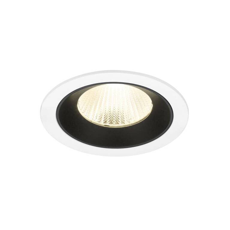 SLV NUMINOS® L, Deckeneinbauleuchte weiß/schwarz 4000 K 40°