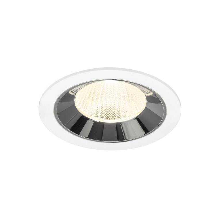 SLV NUMINOS® L, Deckeneinbauleuchte weiß/chrom 4000 K 40°