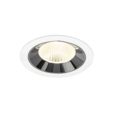 SLV NUMINOS® L, Deckeneinbauleuchte weiß/chrom 4000 K 40°