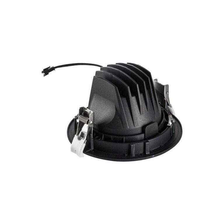 SLV NUMINOS® MOVE L, Deckeneinbauleuchte schwarz/chrom 3000 K 40°