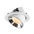NUMINOS® GIMBLE XL, Deckeneinbauleuchte weiß/chrom 2700 K 40°