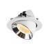 NUMINOS® GIMBLE XL, Deckeneinbauleuchte weiß/chrom 3000 K 55°