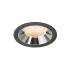 NUMINOS® XL, Deckeneinbauleuchte schwarz/chrom 2700 K 40°