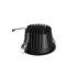 NUMINOS® XL, Deckeneinbauleuchte schwarz/chrom 3000 K 20°