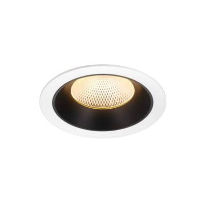 SLV NUMINOS® XL, Deckeneinbauleuchte weiß/schwarz 3000 K 40°