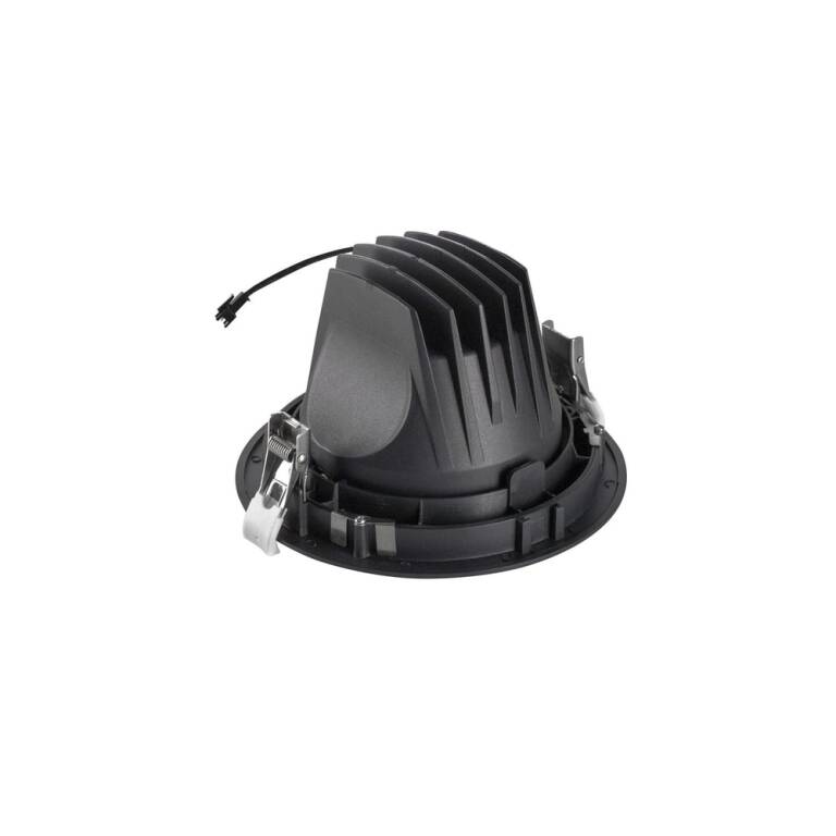 SLV NUMINOS® MOVE XL, Deckeneinbauleuchte schwarz/chrom 2700 K 20°