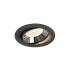 NUMINOS® MOVE XL, Deckeneinbauleuchte schwarz/chrom 3000 K 55°