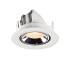 NUMINOS® GIMBLE XS, Deckeneinbauleuchte weiß/chrom 2700 K 20°