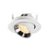 NUMINOS® GIMBLE XS, Deckeneinbauleuchte weiß/chrom 3000 K 20°