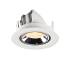 NUMINOS® GIMBLE XS, Deckeneinbauleuchte weiß/chrom 3000 K 40°