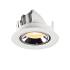 NUMINOS® GIMBLE XS, Deckeneinbauleuchte weiß/chrom 3000 K 55°