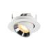 NUMINOS® GIMBLE XS, Deckeneinbauleuchte weiß/chrom 3000 K 55°