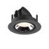 NUMINOS® GIMBLE XS, Deckeneinbauleuchte schwarz/chrom 4000 K 55°