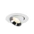 NUMINOS® GIMBLE XS, Deckeneinbauleuchte weiß/chrom 4000 K 40°