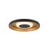 MOTUNA, CW, PHASE, Wand- und Deckenaufbauleuchte, rund, 2700 K, 10 W, 130°, schwarz / goldfarben