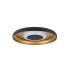 MOTUNA, CW, PHASE, Wand- und Deckenaufbauleuchte, rund, 2700 K, 10 W, 130°, schwarz / goldfarben