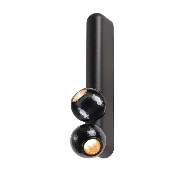 SLV DYSKO, CW, DOUBLE, PHASE, Wand- und Deckenaufbauleuchte, 2700 K, 13 W, 36°, schwarz
