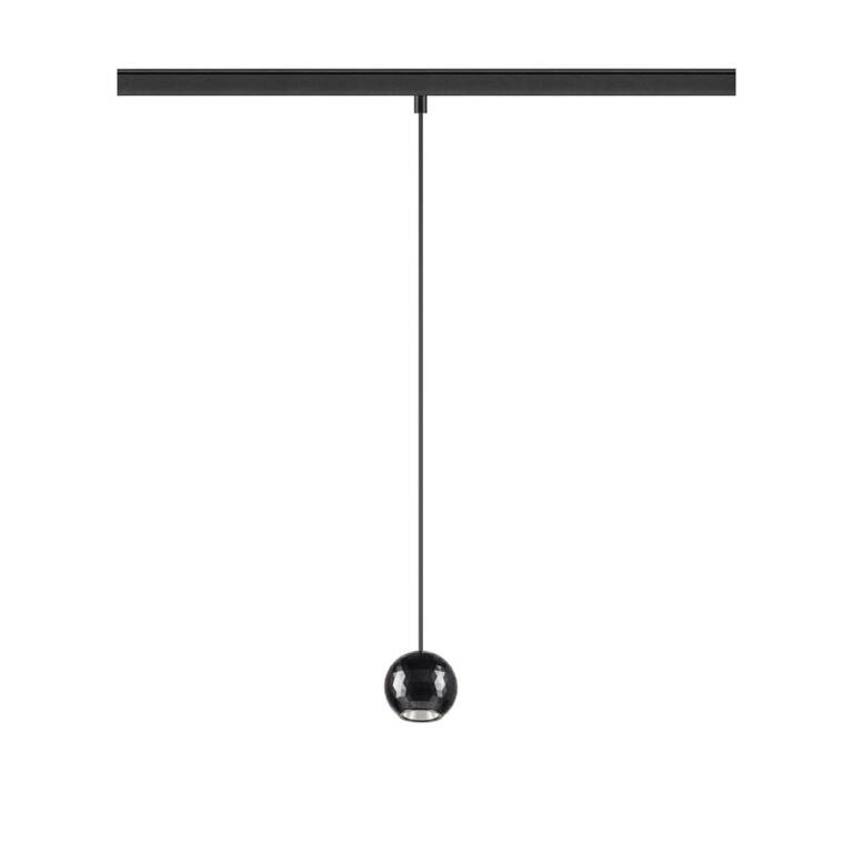 SLV DYSKO, 48 V Pendelleuchte, DALI, 2700 K, 5,6 W, 36°, schwarz