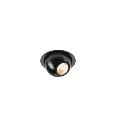 SLV DYSKO, DL, rund, PHASE, Deckeneinbauleuchte, 2700 K, 6,4 W, 36°, schwarz
