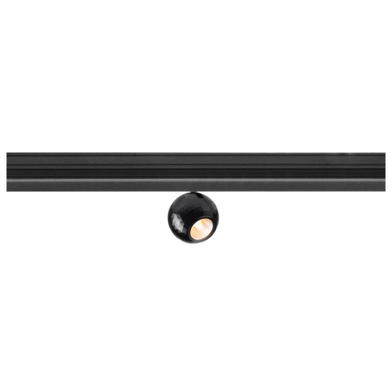 SLV DYSKO, 48V Spot, DALI ,deep & recessed track, 2700 K, 5,6 W, 36°, schwarz
