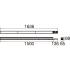 EASYLIGHT 1500 135 835/840/850 OVAL BK ML, Trunking System 1500mm