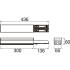 EASYLIGHT FOB 300 7 25 BK, Feed out Box 300mm, 7 pole, 2,5mm2