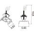 EASYLIGHT CSK FT BK, Chain suspension kits black fine tuned (without chain)