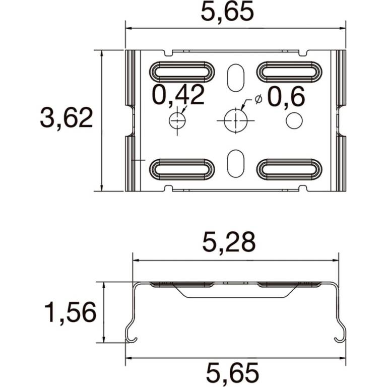 SLV EASYLIGHT SCF M6 BK, Surface ceiling fix M6