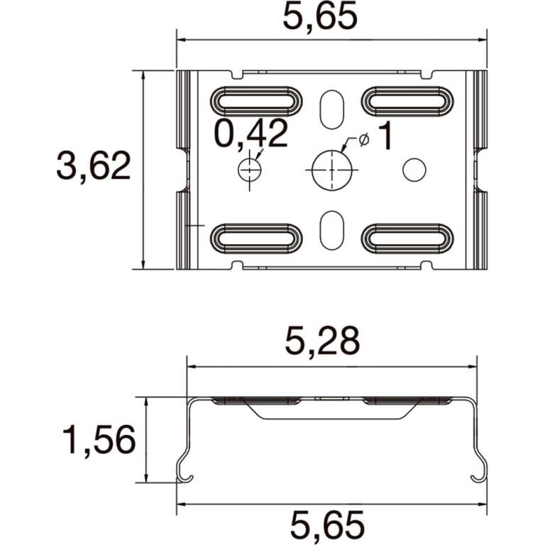 SLV EASYLIGHT SCF M10 BK, Surface ceiling fix M10
