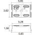 EASYLIGHT SCF M10 BK, Surface ceiling fix M10