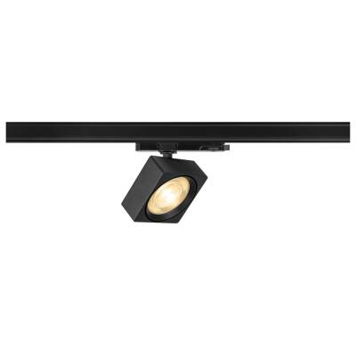 SLV EURO CUBE 2 L, 3~ Spot, rechteckig, 3000K, 21 W, PHASE, 40°, schwarz