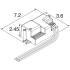 BATTEN FLAT P Microwave sensor, on off, max 5m