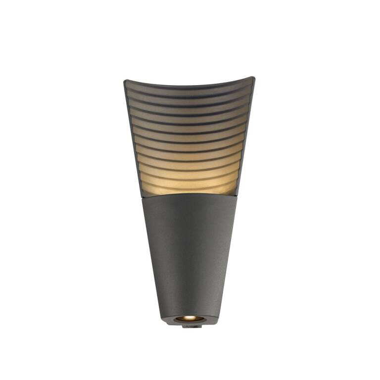 SLV RASTERLYS WL UP/DOWN, Wandaufbauleuchte, konisch, 3000 K, 16 W, PHASE, 45°, anthrazit