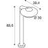 SEJERO 90, POLE, Stehleuchte, IP65, E27, 1 x 15 W, anthrazit