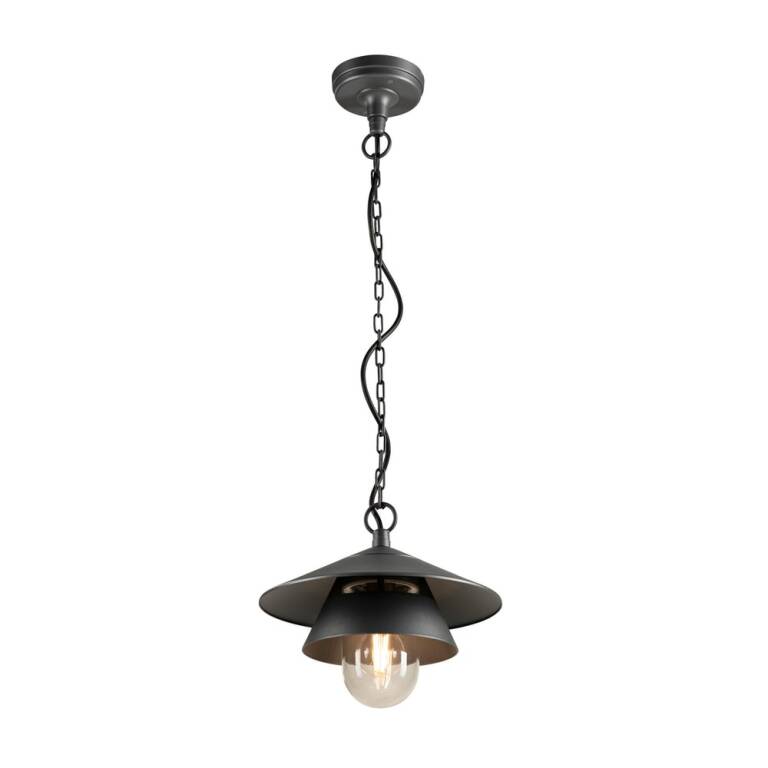 SLV SEJERO, Pendelleuchte, E27, Pendellänge 49.1 cm,  1 x max. 15 W, anthrazit
