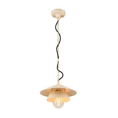 SLV SEJERO, Pendelleuchte, E27, Pendellänge 49.1 cm,  1 x max. 15 W, beige