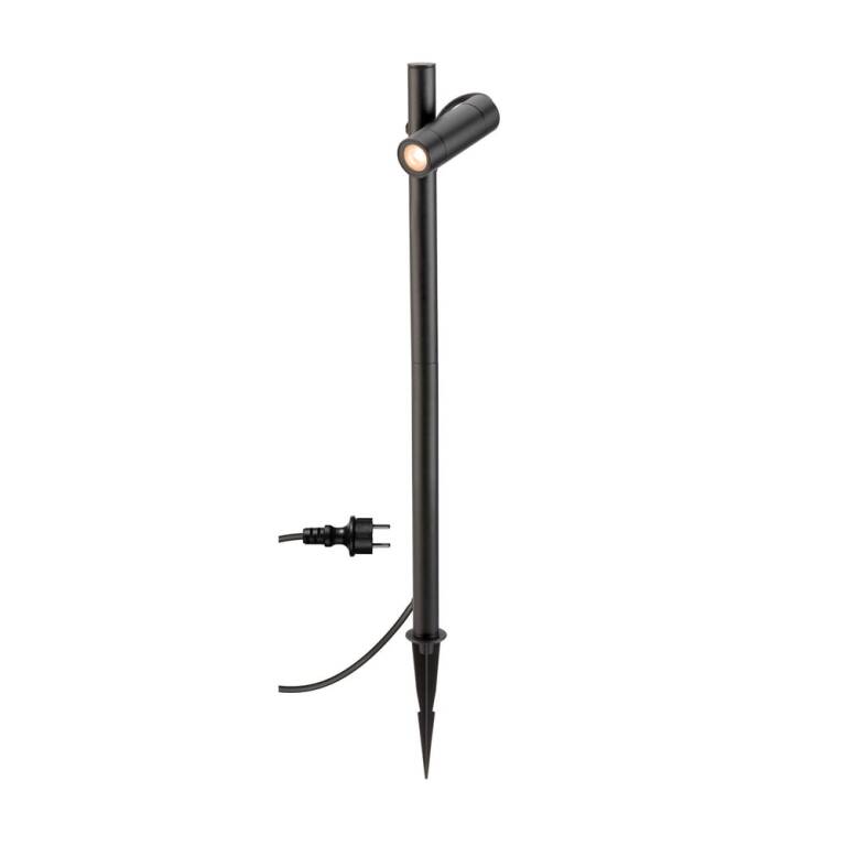 SLV HELIA SLIM Pole, single, LED Outdoor Stehleuchte, IP65, 2200 K, schwarz