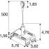 EASYLIGHT, SCKL 5000 BK STEEL CABLE SUSPENSION KITS 5000MM WITH LOOP, BLACK