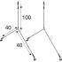 PANEL P, SUSPENSION CABLE 1M