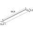 BATTEN FLAT P 600 27 830/840/850 ML, DALI2 WH