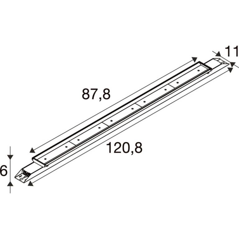 SLV BATTEN INDUSTRY C, 1208 114 840 WB ML WH DALI