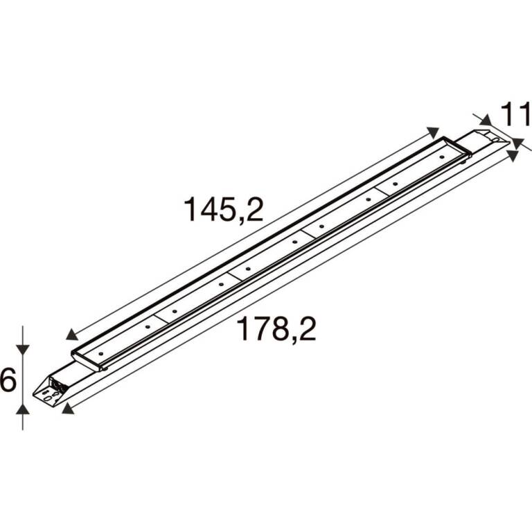 SLV BATTEN INDUSTRY C, 1782 228 840 MB ML WH DALI