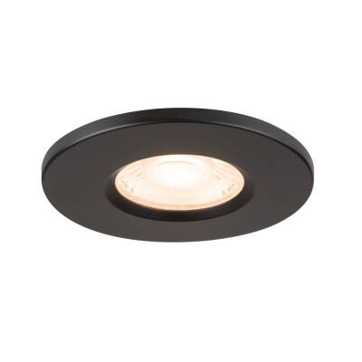 SLV UNIVERSAL DOWNLIGHT FIX, Einbauleuchte mit Abdeckung, PHASE, 2700/3000/4000/6500K, IP65, schwarz