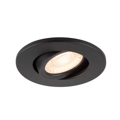 SLV UNIVERSAL DOWNLIGHT MOVE, Einbauleuchte mit Abdeckung, PHASE, 2700/3000/4000/6500K, IP20, schwenkbar, schwarz